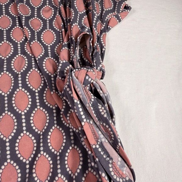 Robbie Bee Dress Signature Pink/Grey/White Sleeveless‎ Tie Sz 2XL Office Party - Picture 5 of 16